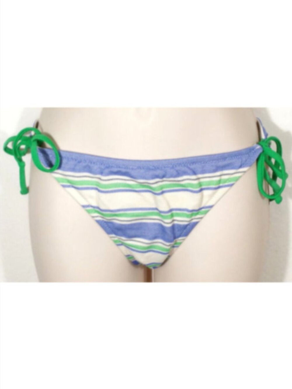 J. CREW Multicolor Striped Bikini Bottom Swimsuit Side Ties 1079E1MD